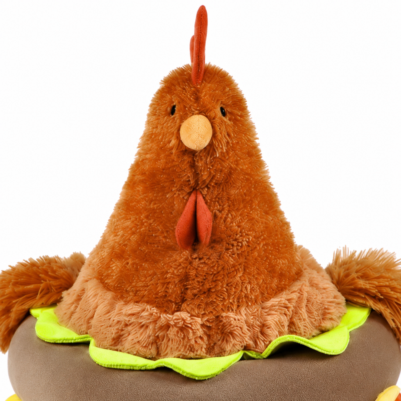 Burger Cecil Chicken Plush Doll