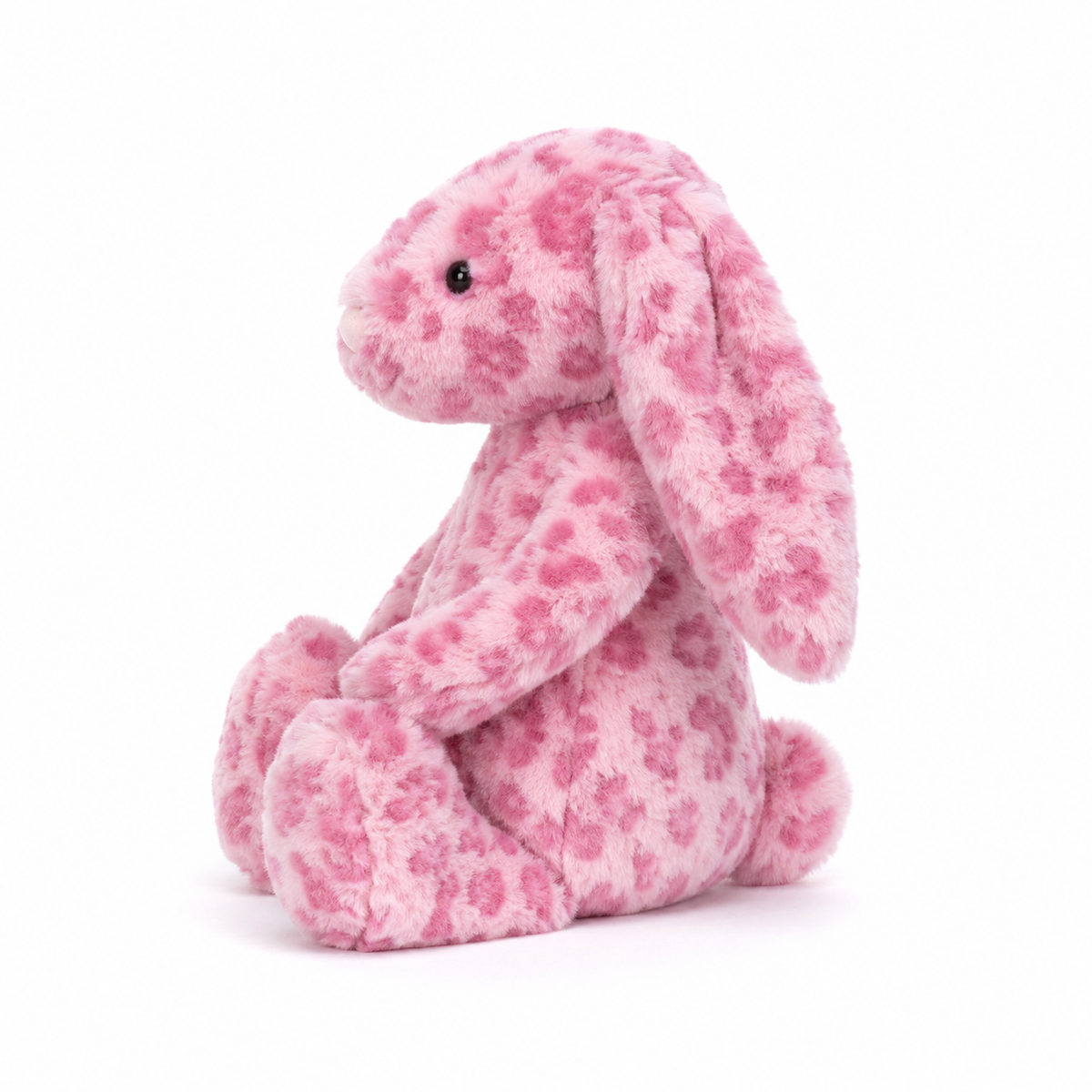 Pink Leopard Rabbit Plush Toy – 31cm