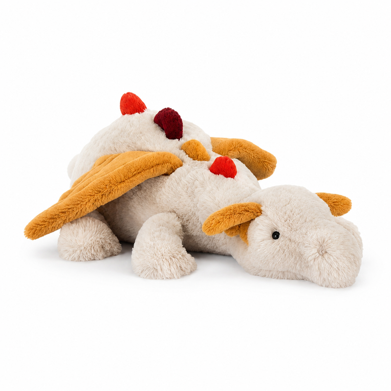 Eight Treasure Golden Dragon Plush Toy – 50 cm