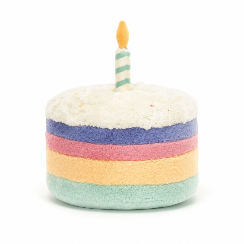 Rainbow Cake Plush Toy – 22cm