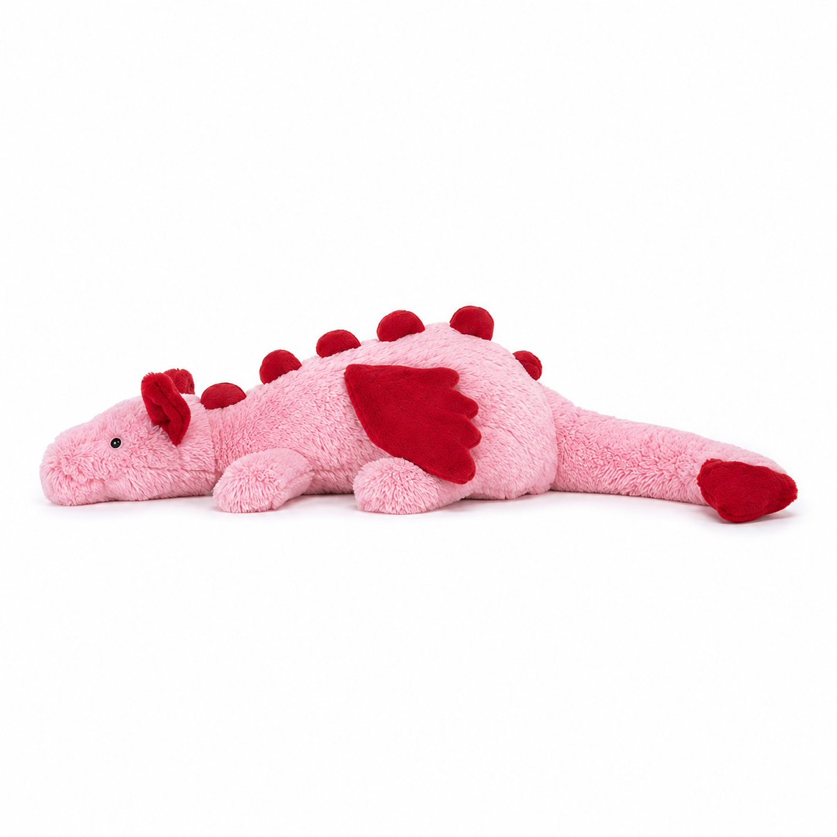 Crimson Heart Dragon Plush Toy – 66 cm