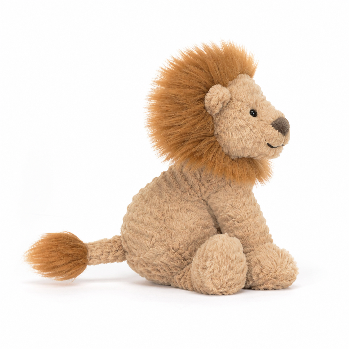 Wavy-Haired Lion Plush Toy – 31 cm