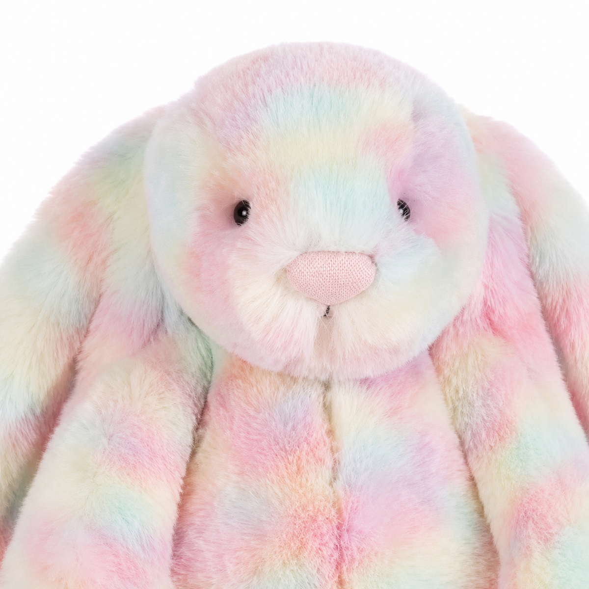 Pastel Multicolor Rabbit Plush Toy – 31cm