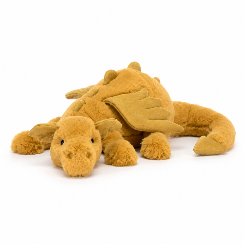 Golden Dragon Plush Toy – 50 cm