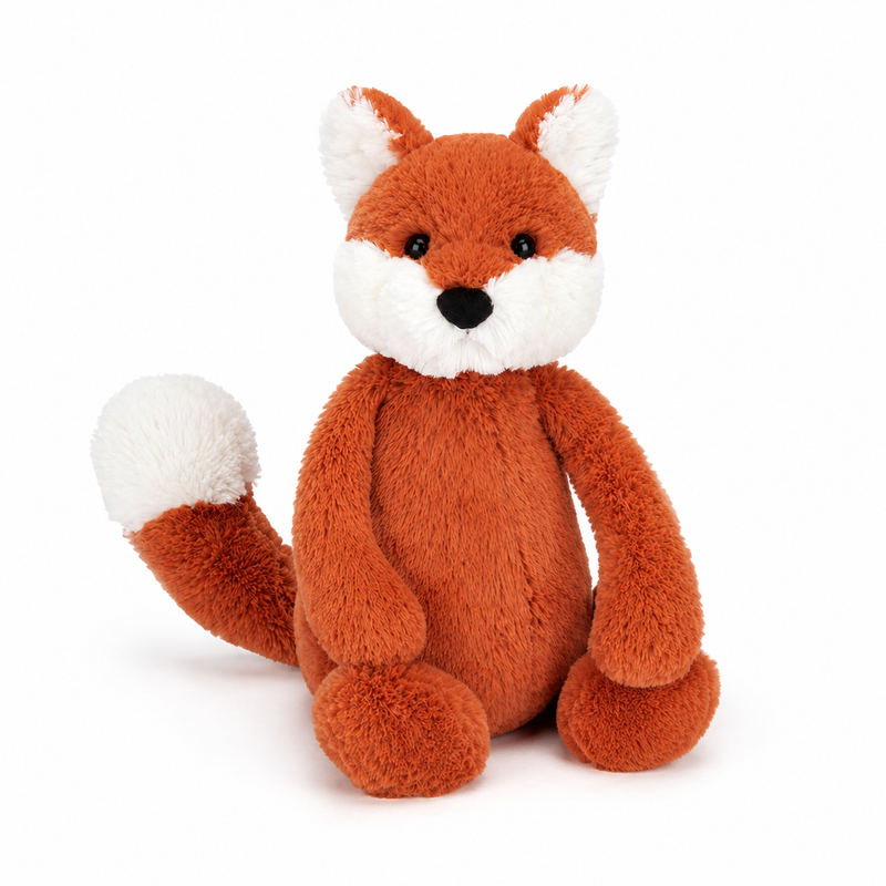 Shy Fox Plush Toy – 31 cm
