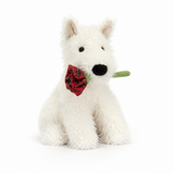 Confession Rose West Highland Dog Plush Toy – 25 cm