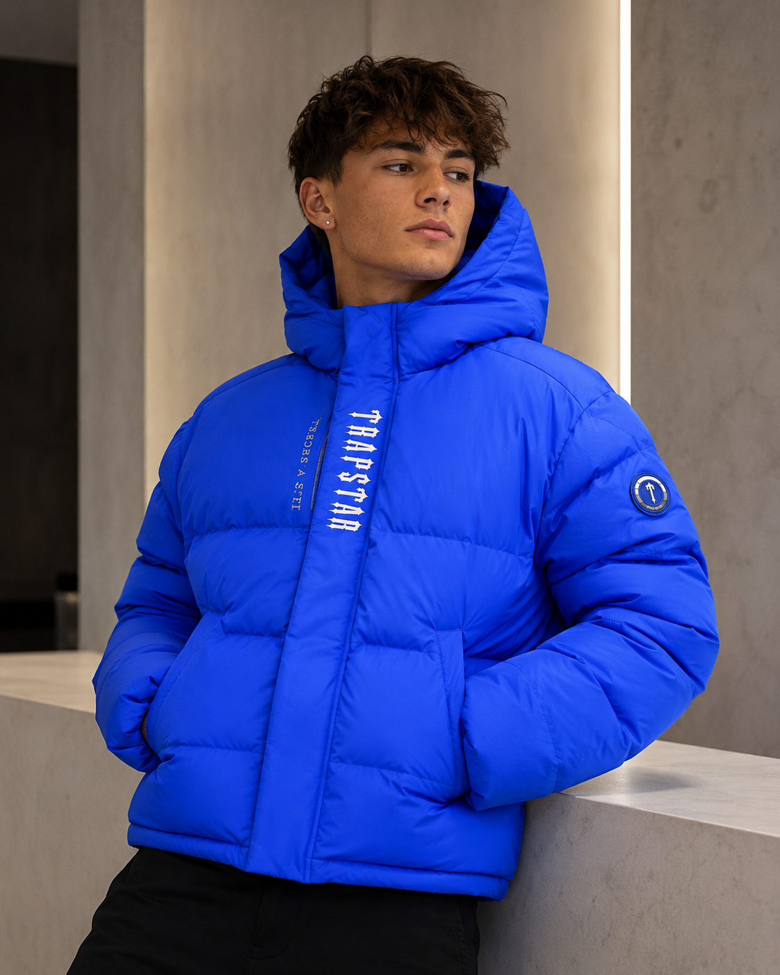 Hooded Puffer Jacket for Men