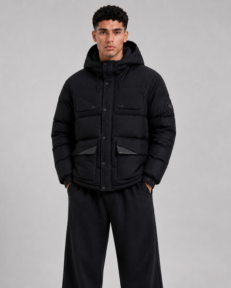 Ventoux Men’s Hooded Down Parka Jacket