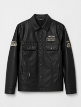 Men’s Black PU Leather Jacket
