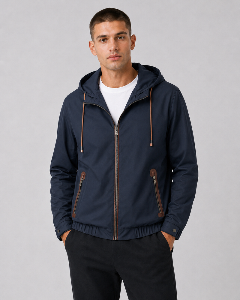 Men’s Hooded Polyester Jacket