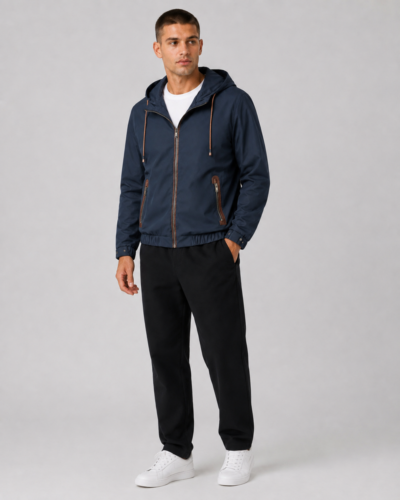 Men’s Hooded Polyester Jacket