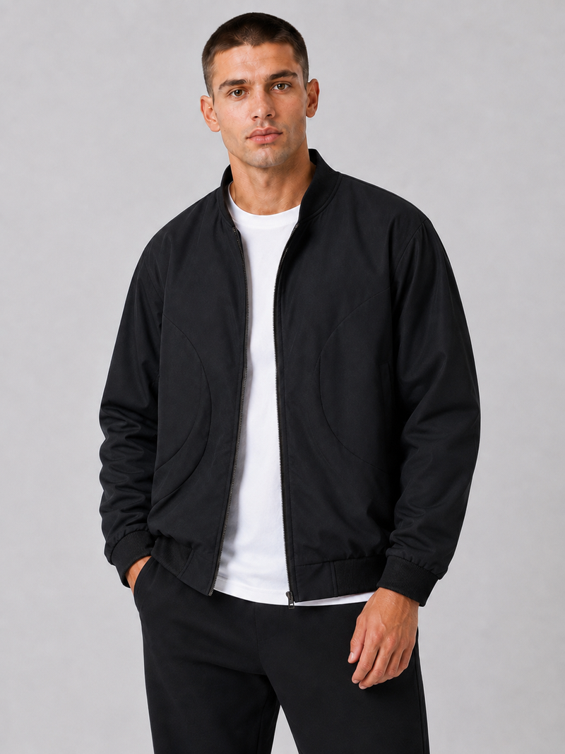Fitted Windproof Polyester Jacket