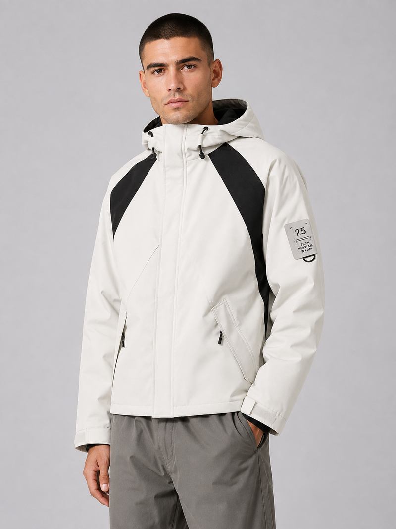 Hooded Waterproof Padded Jacket