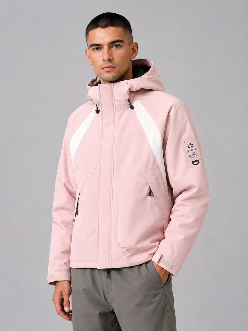 Hooded Waterproof Padded Jacket