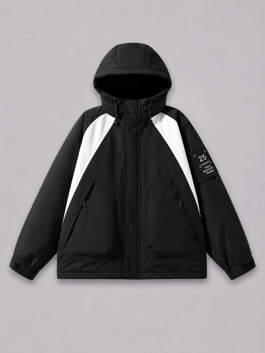Hooded Waterproof Padded Jacket