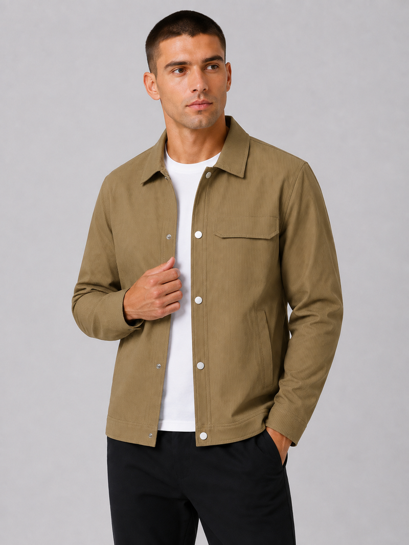 Loose Fit Lapel Jacket