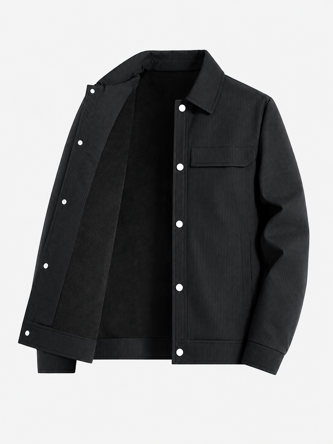 Loose Fit Lapel Jacket