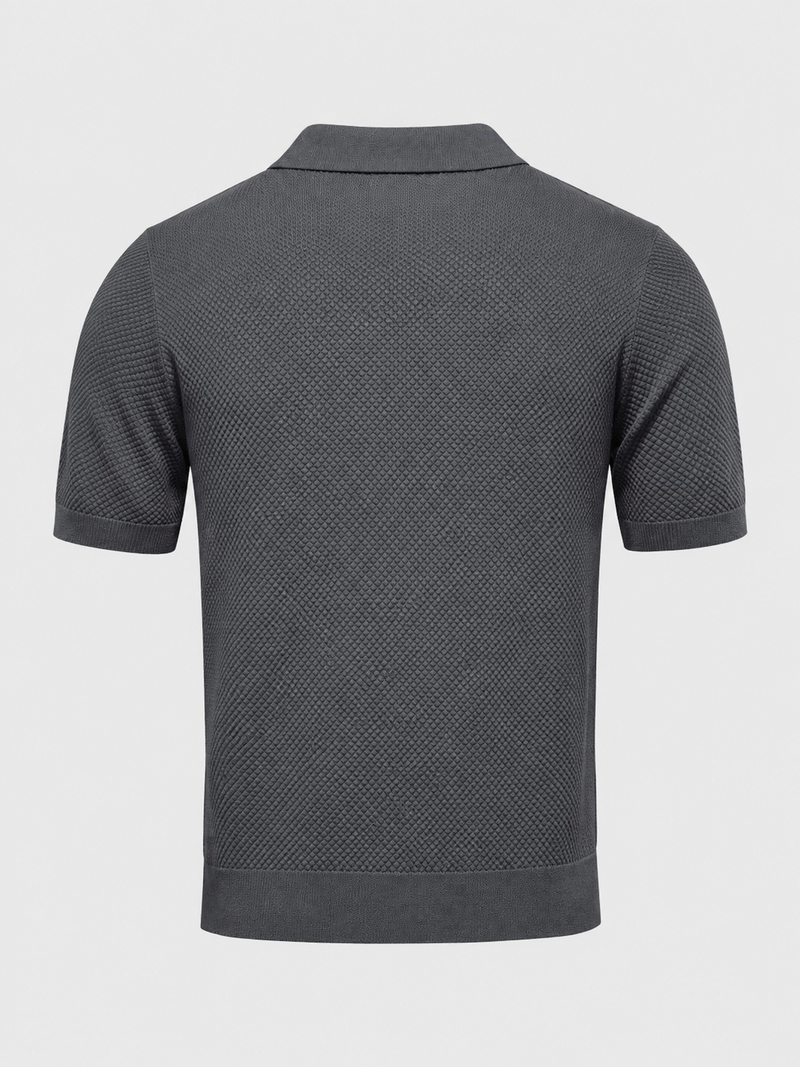 Short-Sleeve Viscose Blend Top