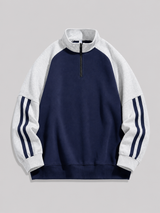 Mochuang Stand Collar Sweatshirt Jacket