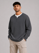Mochuang V-Neck Pullover Sweatshirt