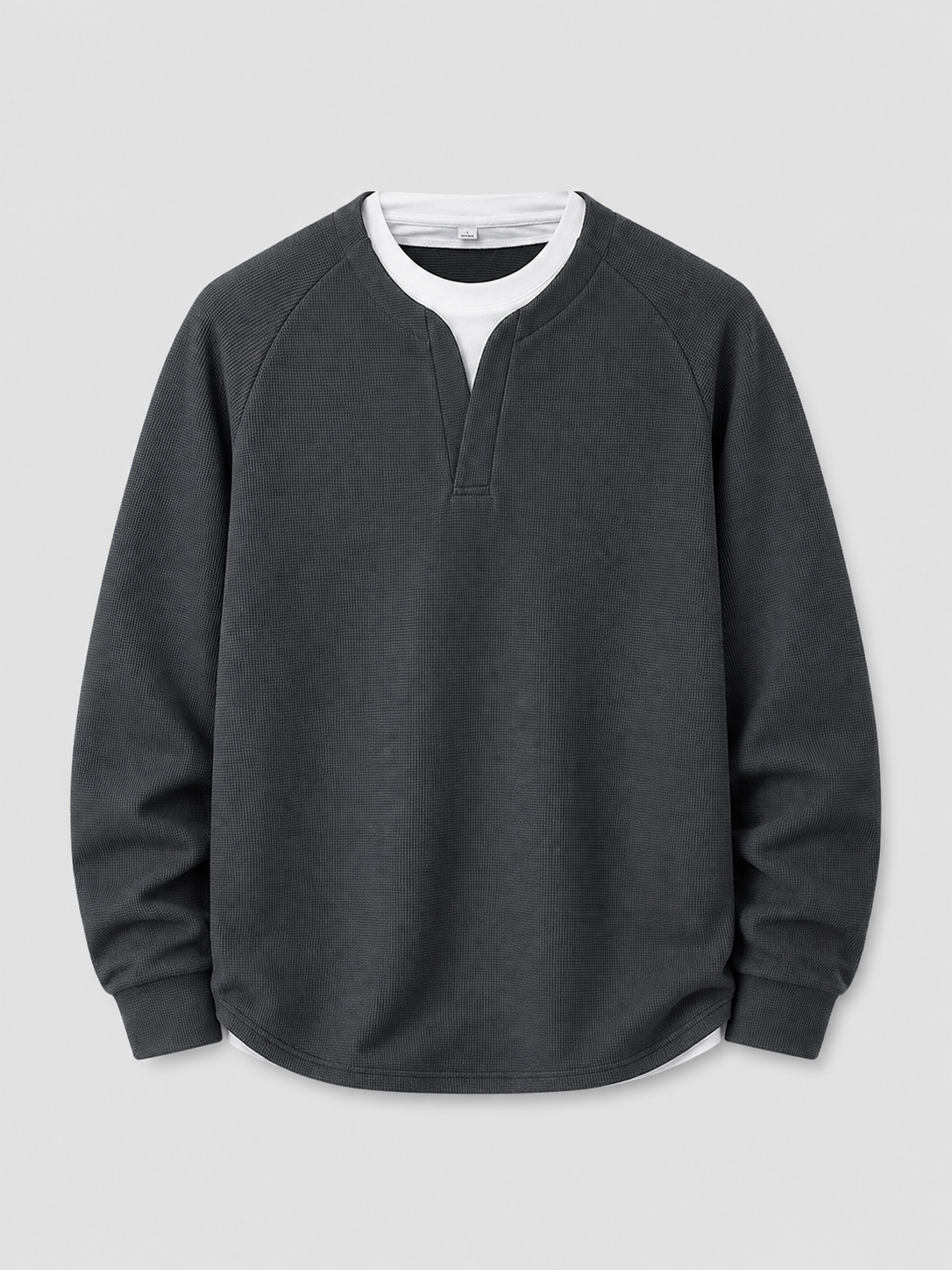 Mochuang V-Neck Pullover Sweatshirt