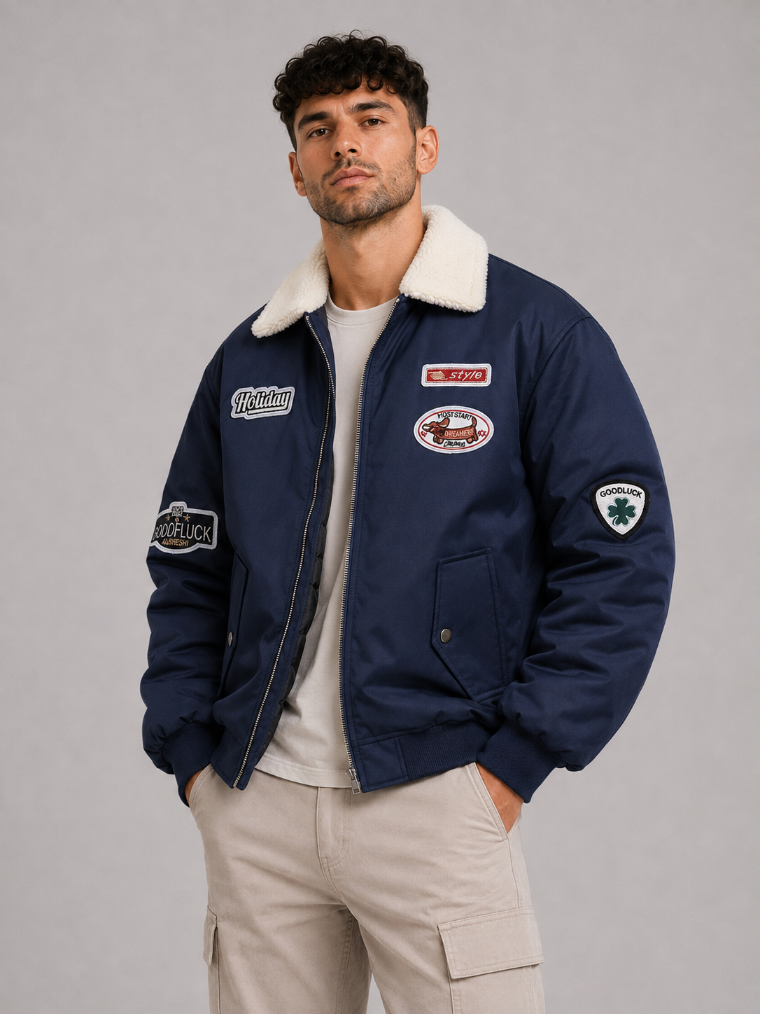 Thickened Lapel Jacket