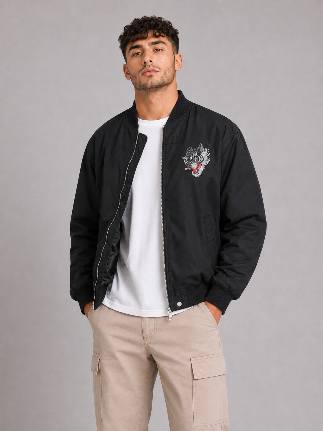 Harajuku Stand Collar Jacket