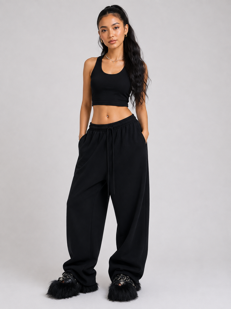 KOBPT High-Waist Workwear Pants - noora