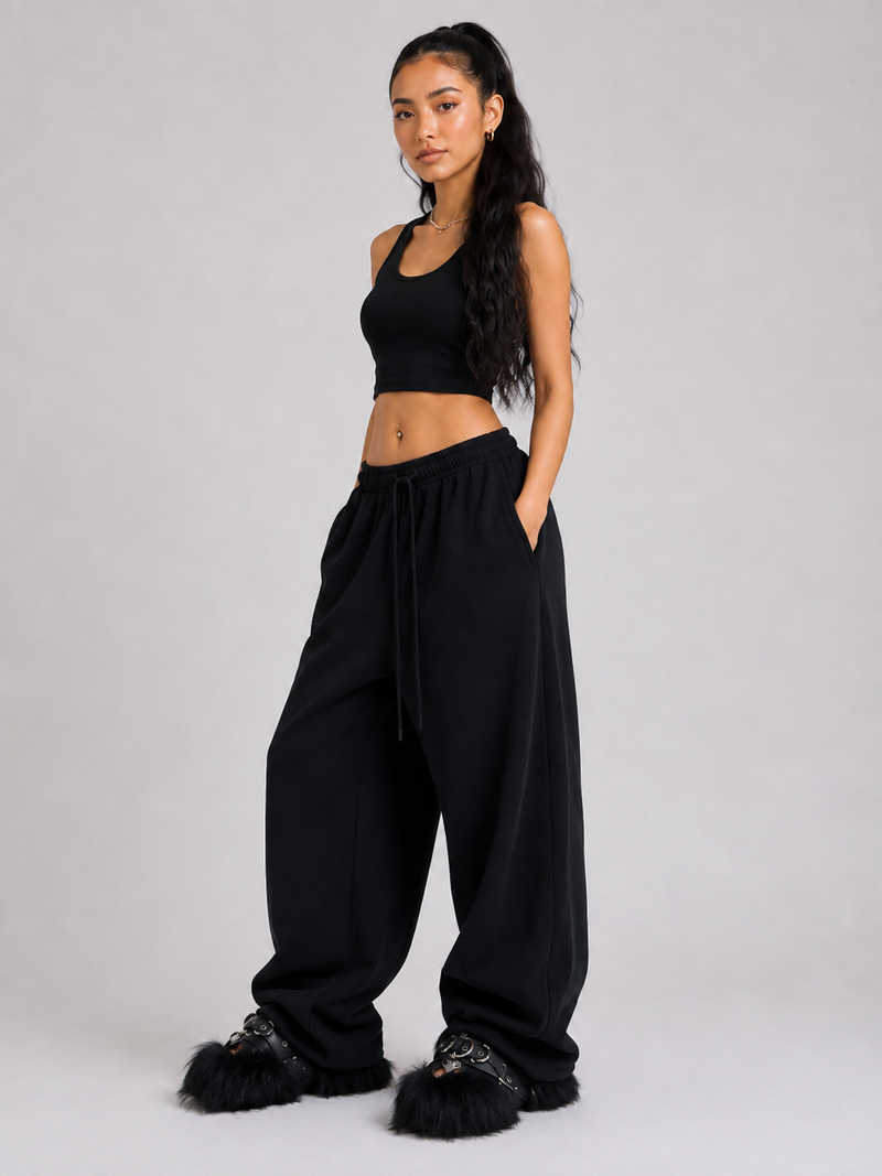 KOBPT High-Waist Workwear Pants - noora
