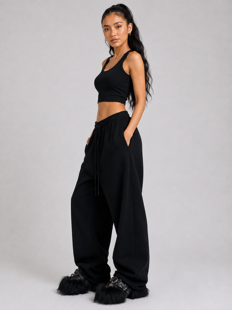 KOBPT High-Waist Workwear Pants - noora