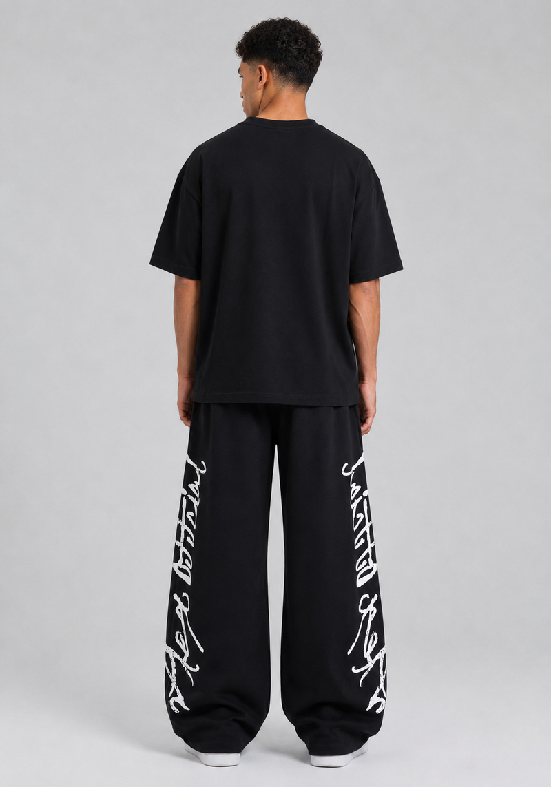 Cotton Wide-Leg Casual Pants