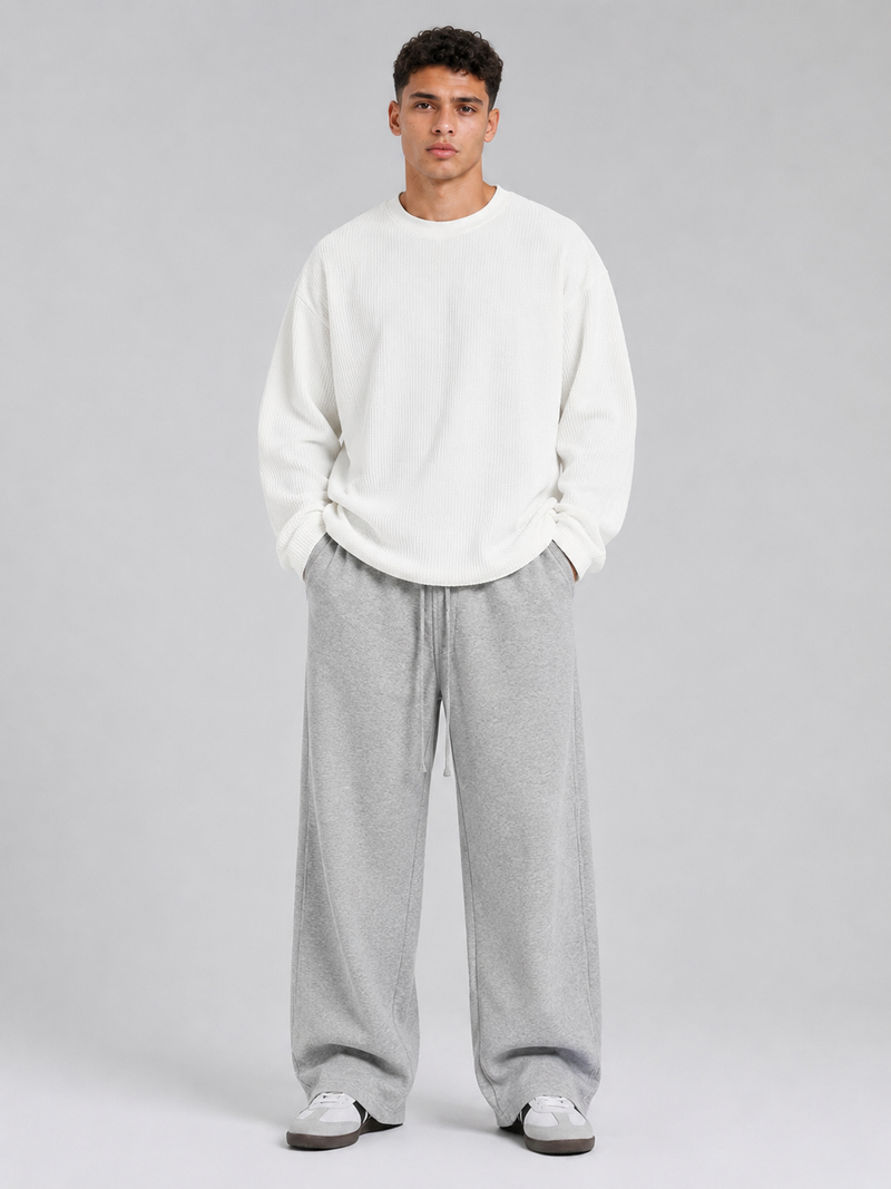 Plus Size Cotton Casual Pants