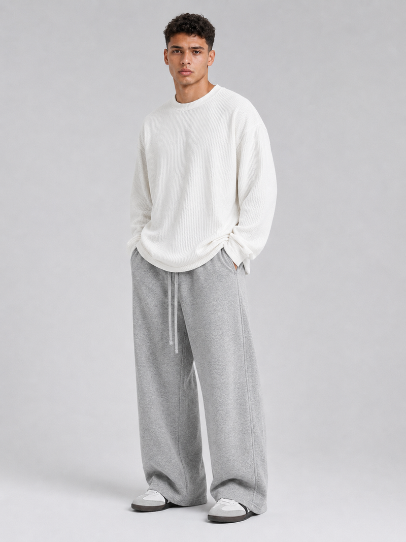 Plus Size Cotton Casual Pants