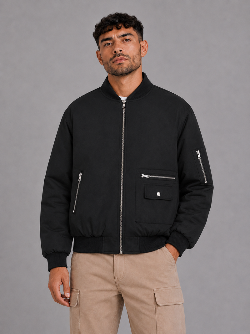 Windproof Stand Collar Jacket