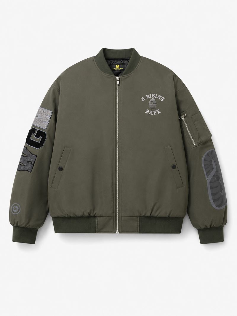 Stand Collar Windproof Jacket