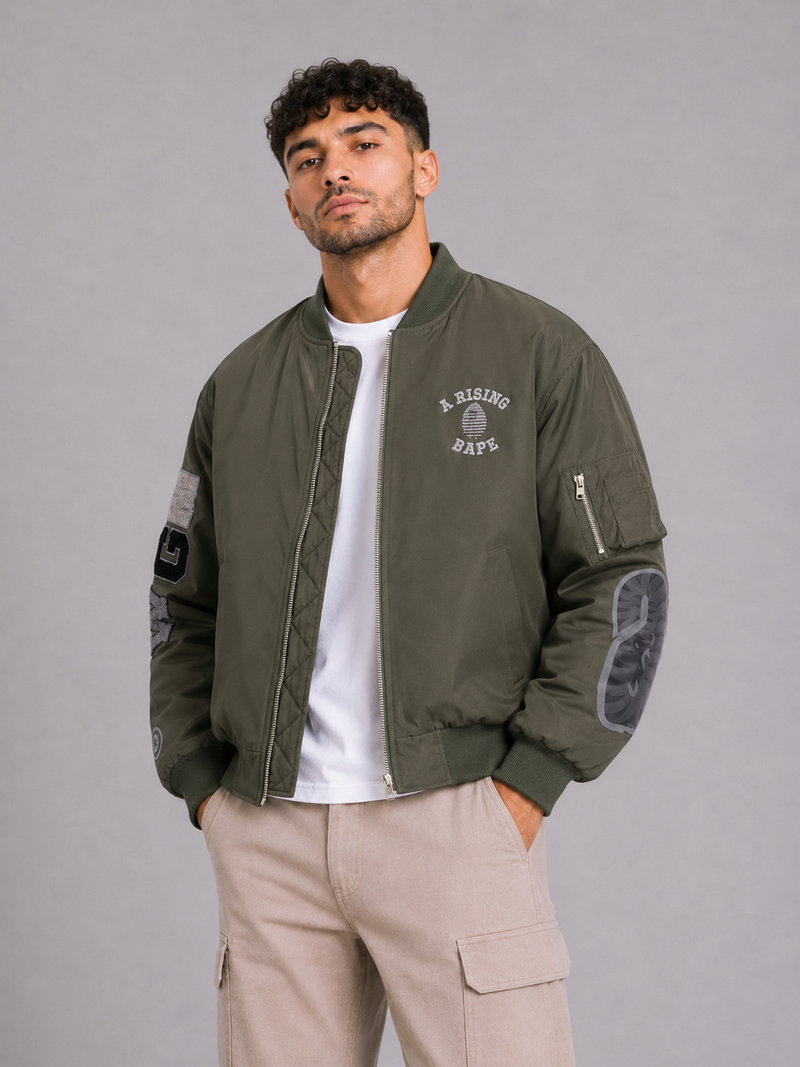 Stand Collar Windproof Jacket