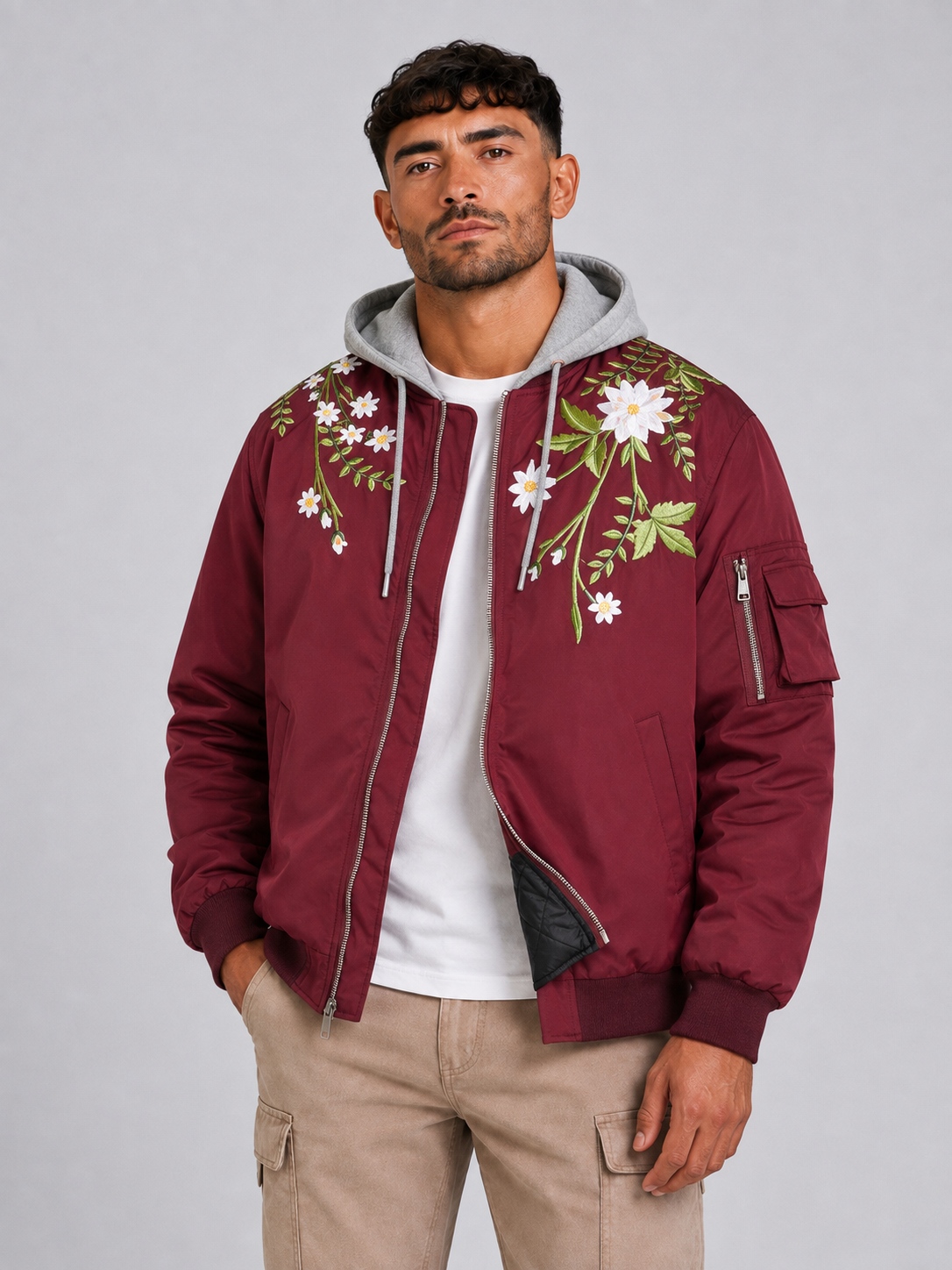 Korean Style Stand Collar Jacket