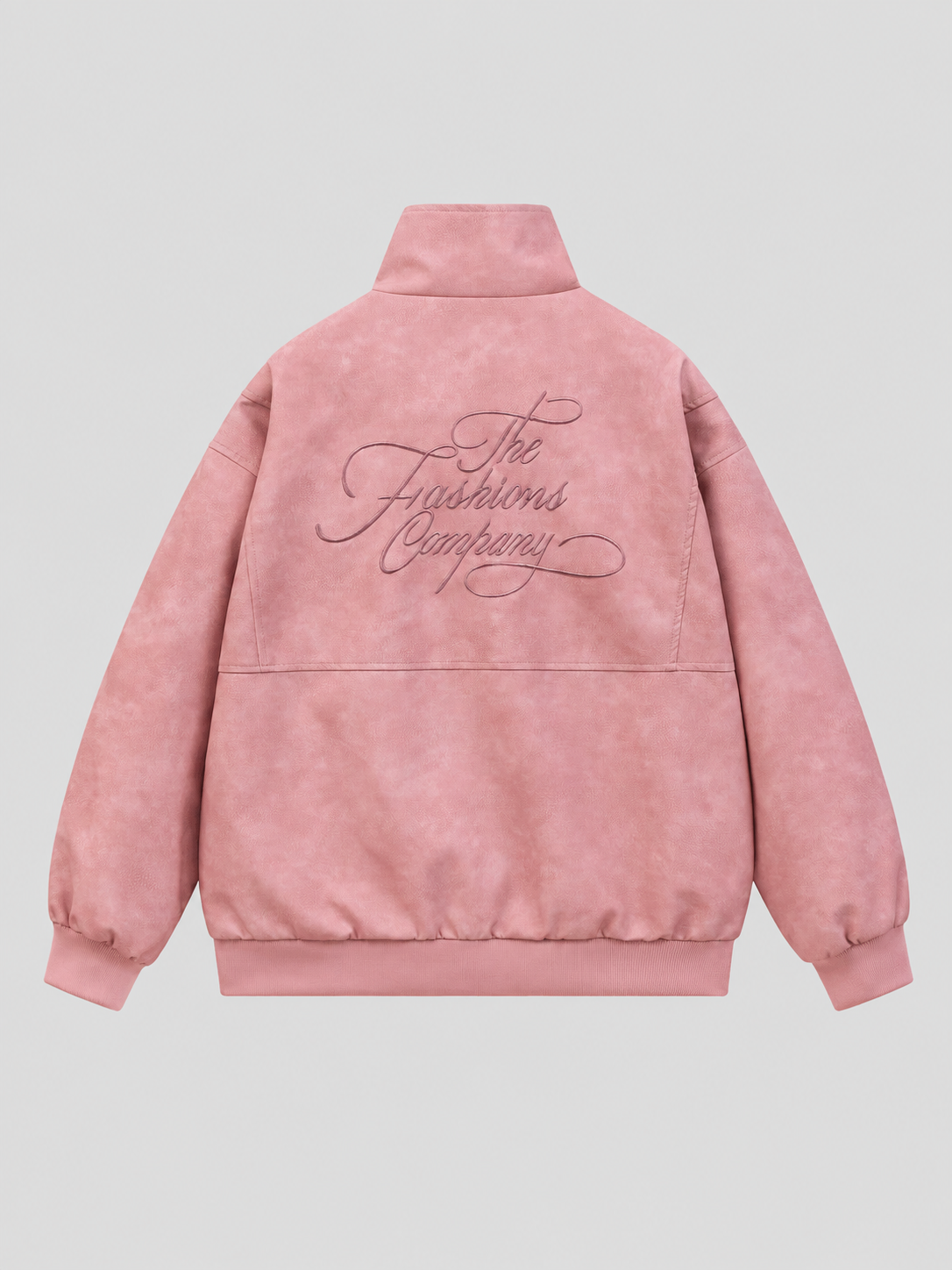 PU Leather Lapel Jacket