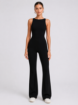 Women’s Flare-Leg Yoga Jumpsuit