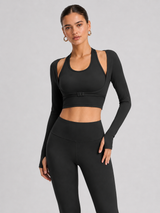 Women’s Long-Sleeve Layered Active Top