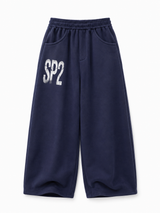 Printed Loose-Fit Cotton Street Pants