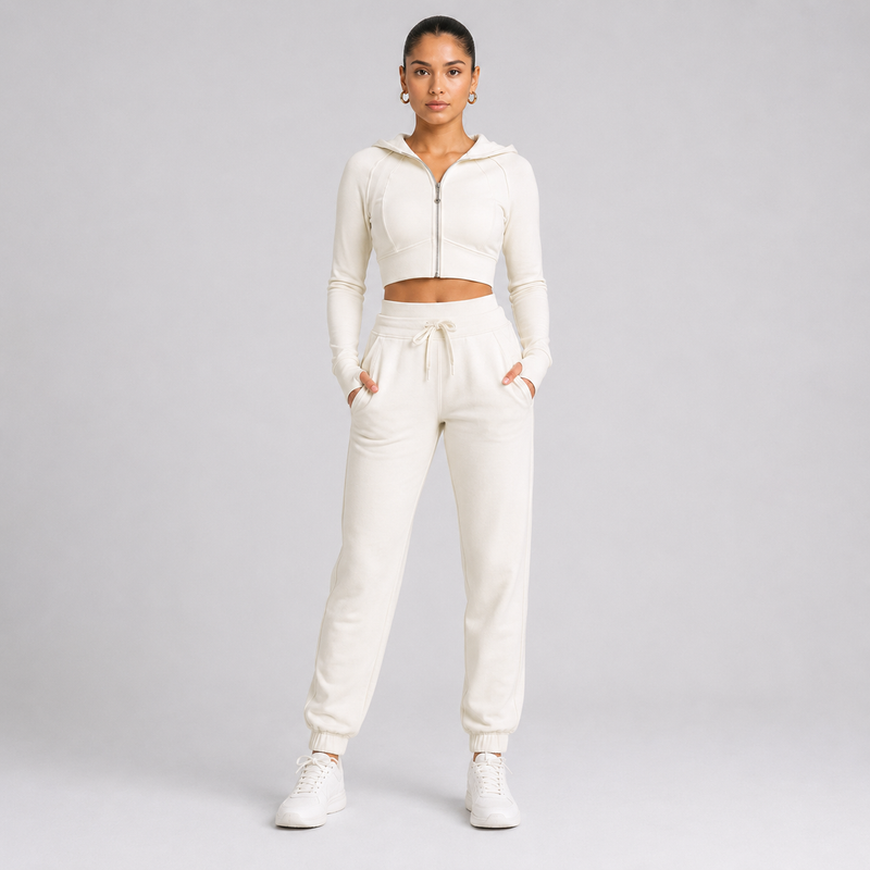 Women’s Cotton Blend Top & Pants Set