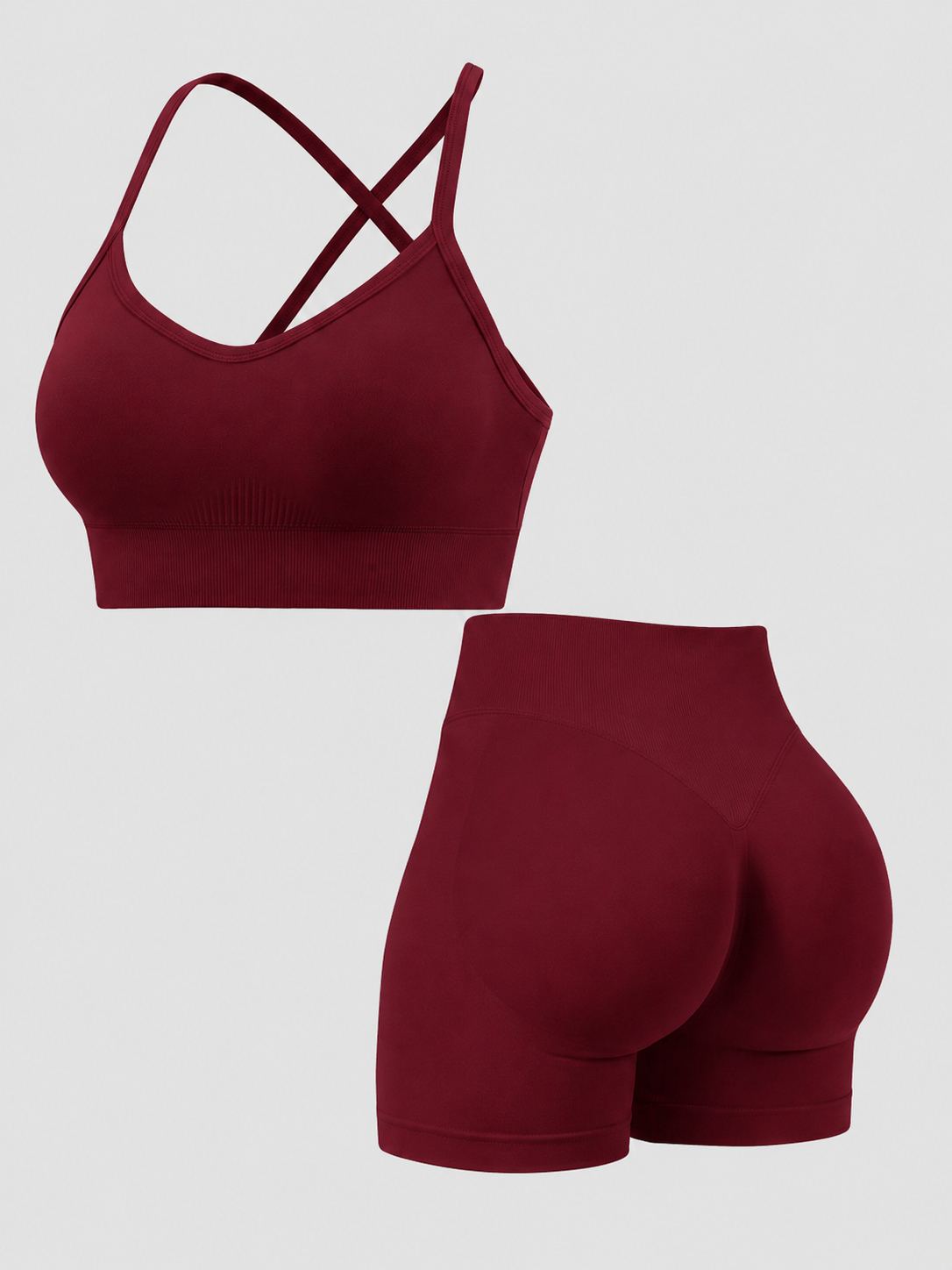 Women’s Sports Bra & Shorts Set