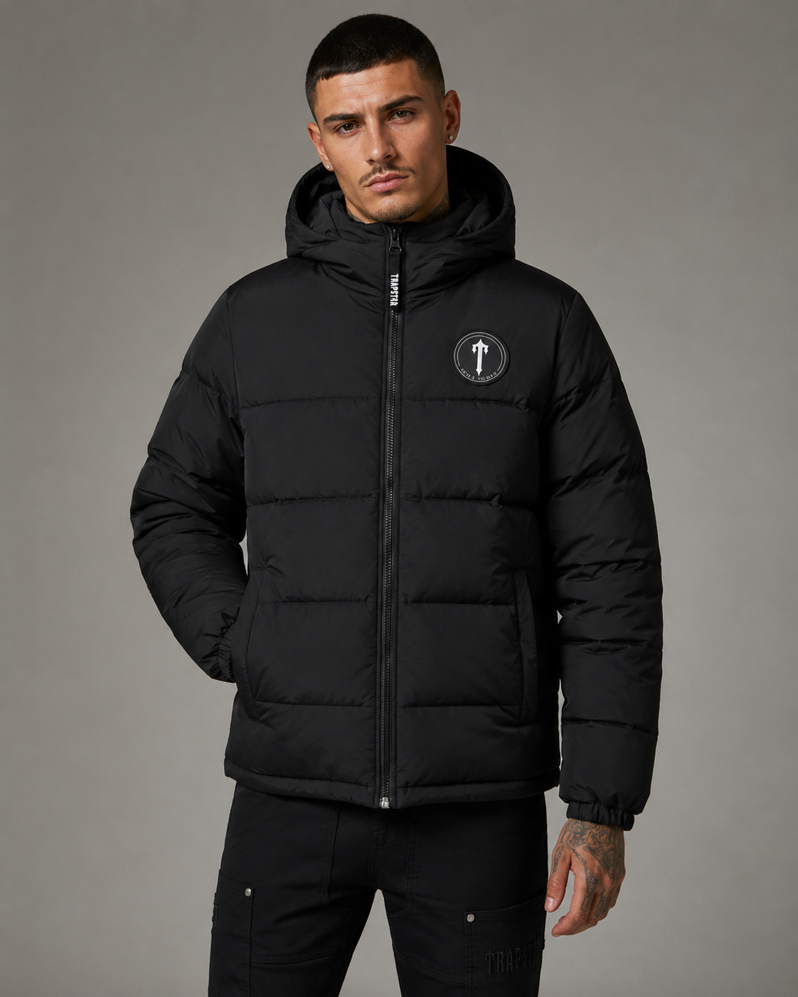 Hooded Puffer Jacket for Men