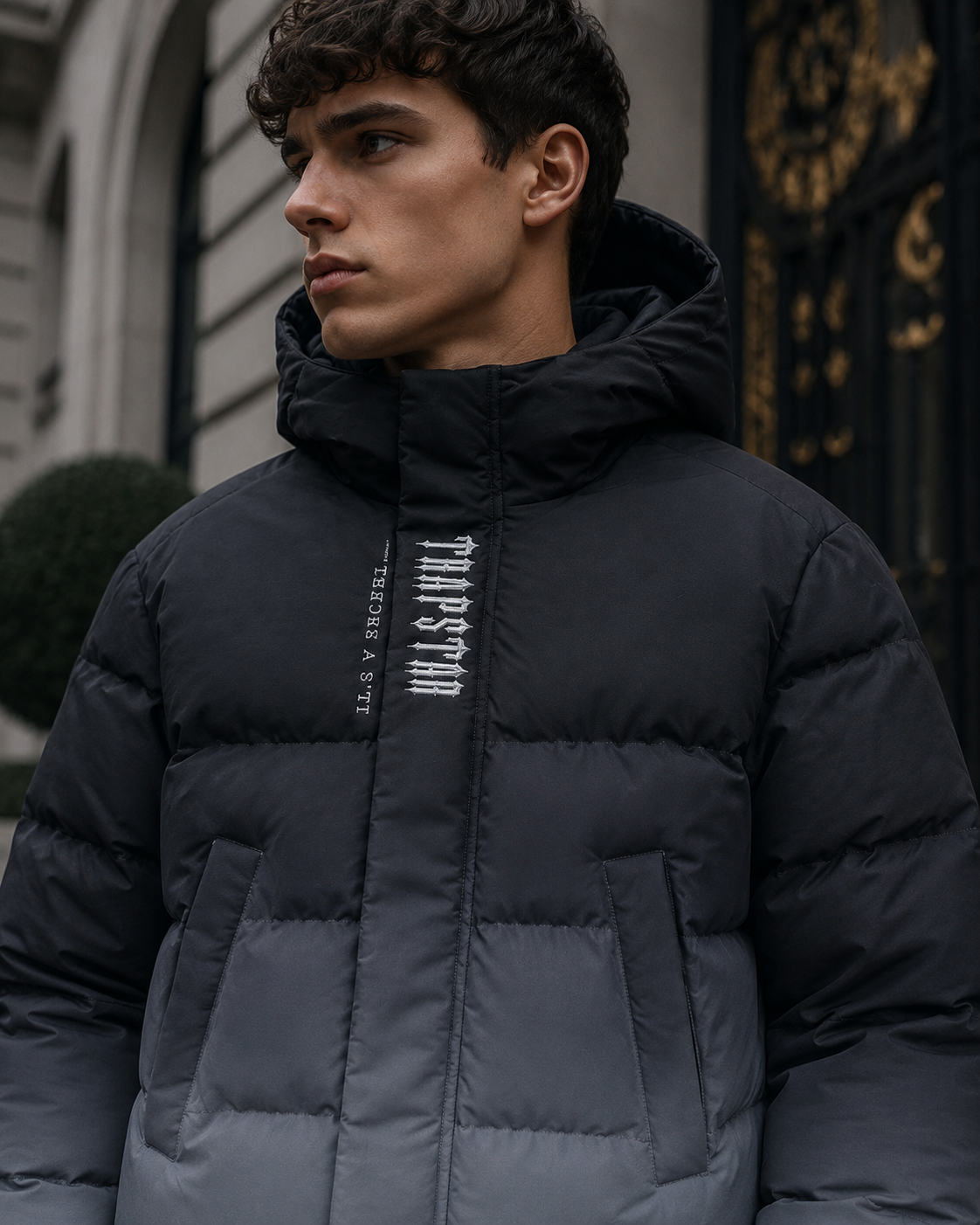 Hooded Puffer Jacket for Men