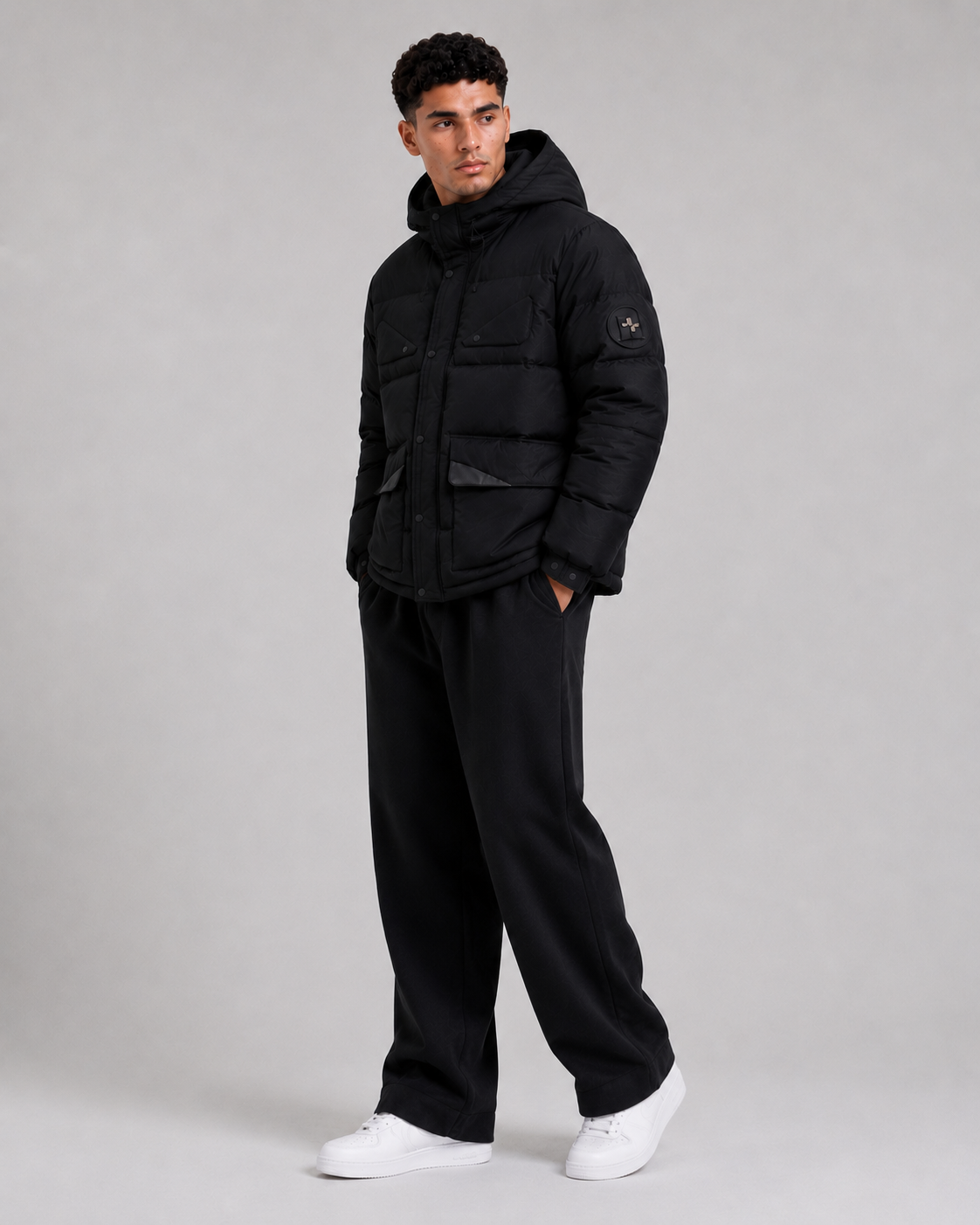 Ventoux Men’s Hooded Down Parka Jacket