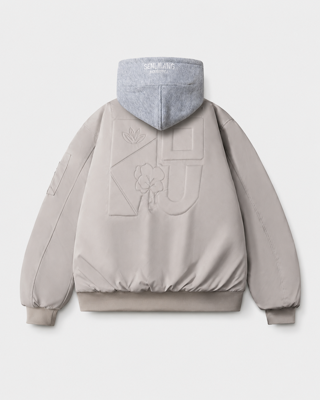 Fitted Stand Collar Jacket