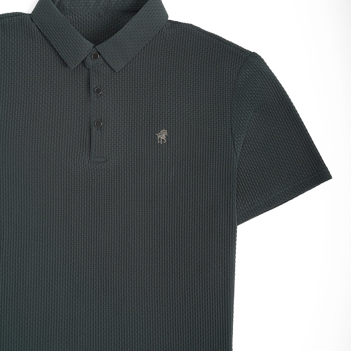 Soffice Men's Short Sleeve Polo Shirt – Casual Slim Fit