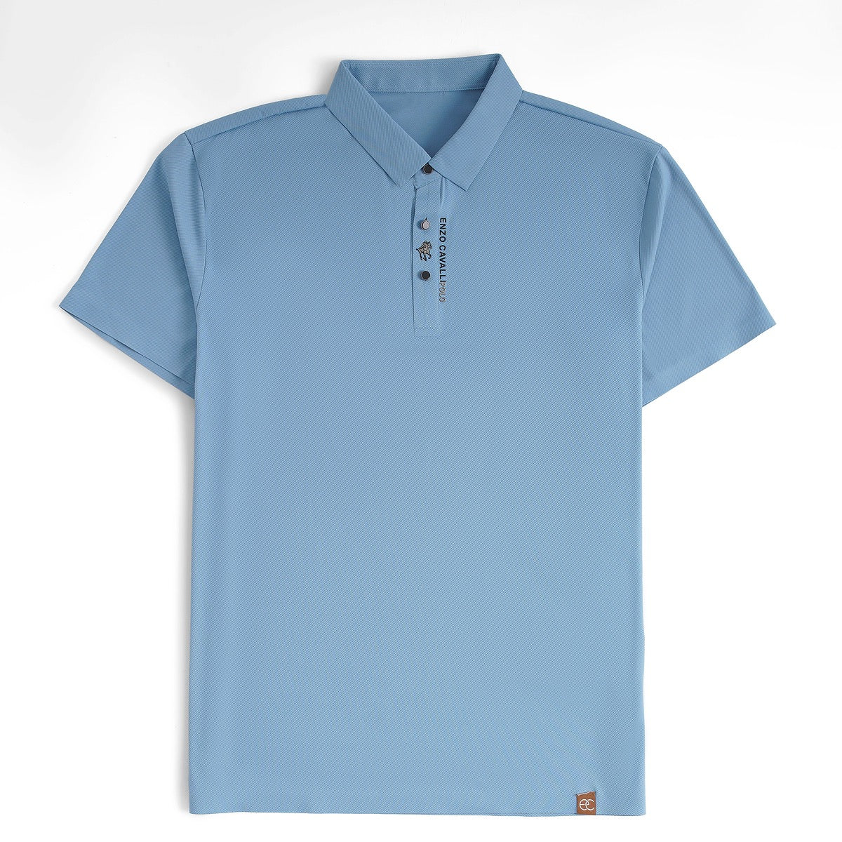 Cavaliere Men's Short Sleeve Polo Shirt – Breathable Slim Fit