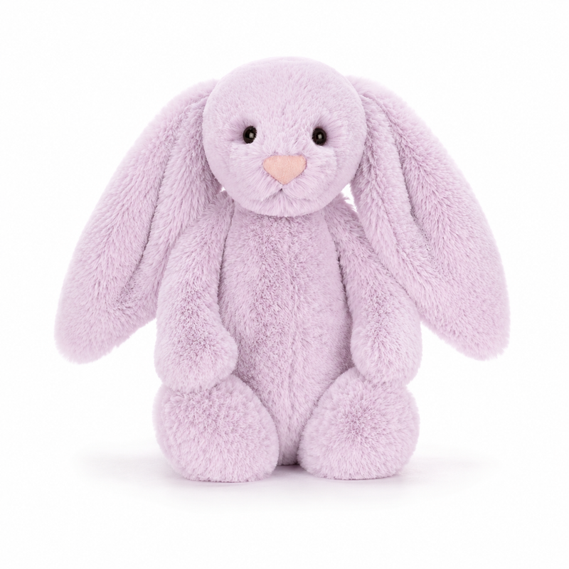 Purple Long-Ear Bunny Plush Toy – 40cm